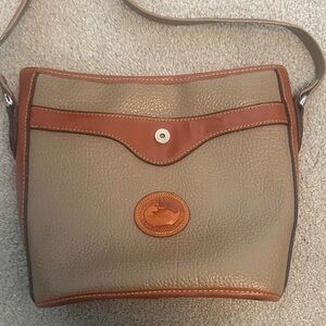 Vintage Dooney and Burke All Weather Leather Crossbody Bag